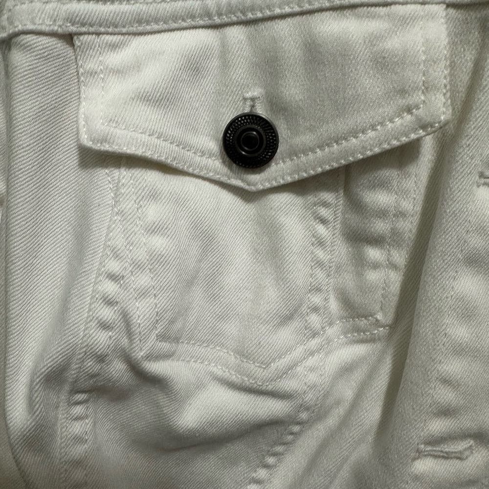 Universal Thread Off-White Denim Jacket - image 3